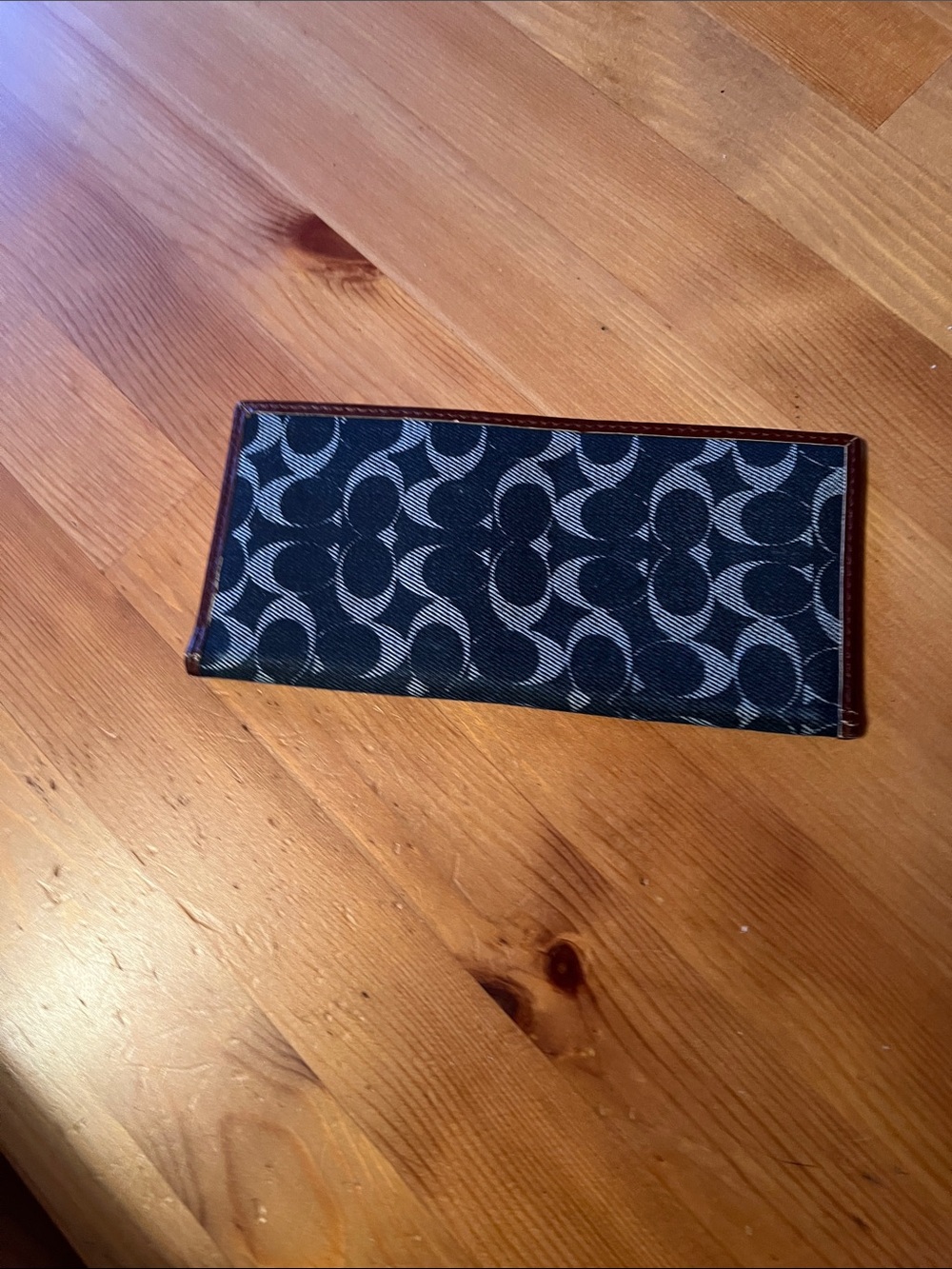 Women’s check book cover